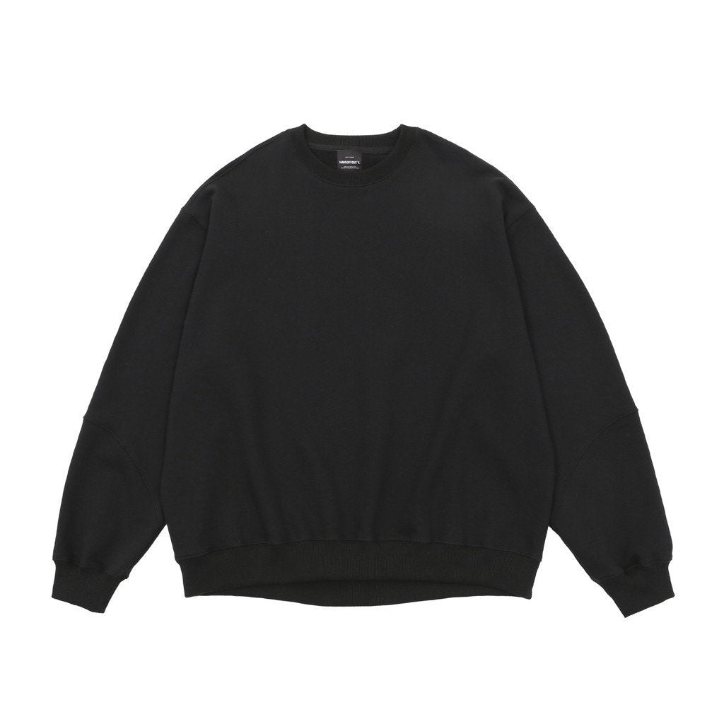 BIO WASHED EASY SWEAT SHIRTS #BLACK [HOD25AWSWESS]