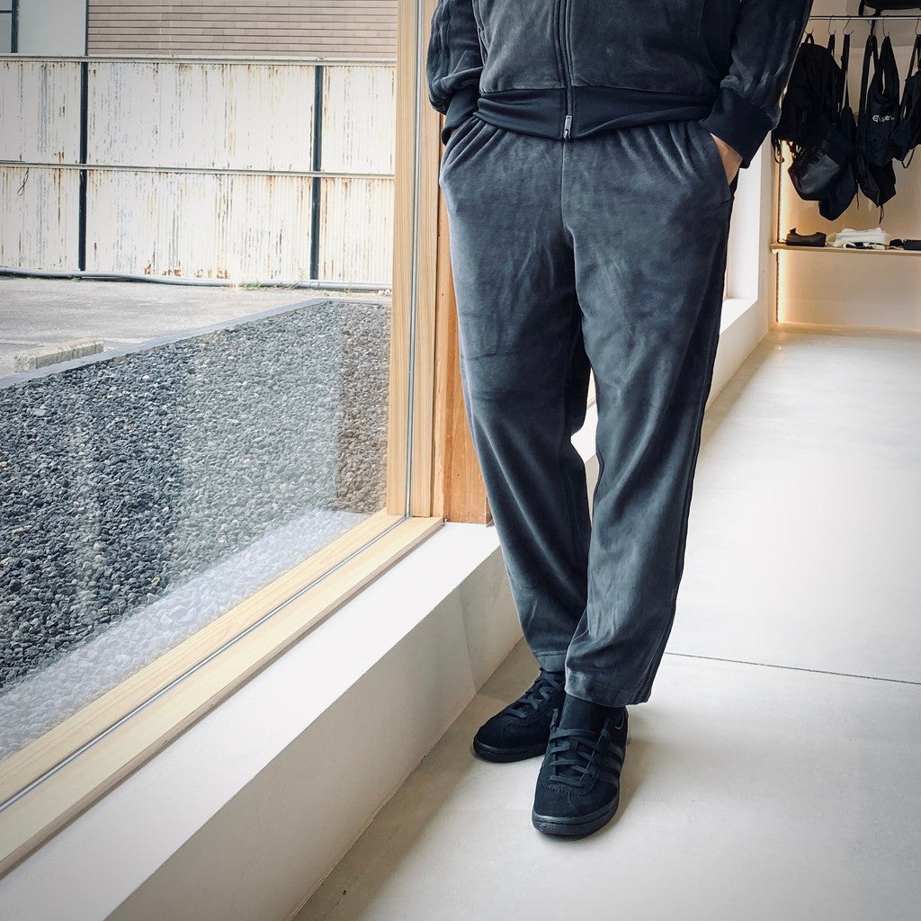 VELOUR SST PANT #ブラック [JW8377]