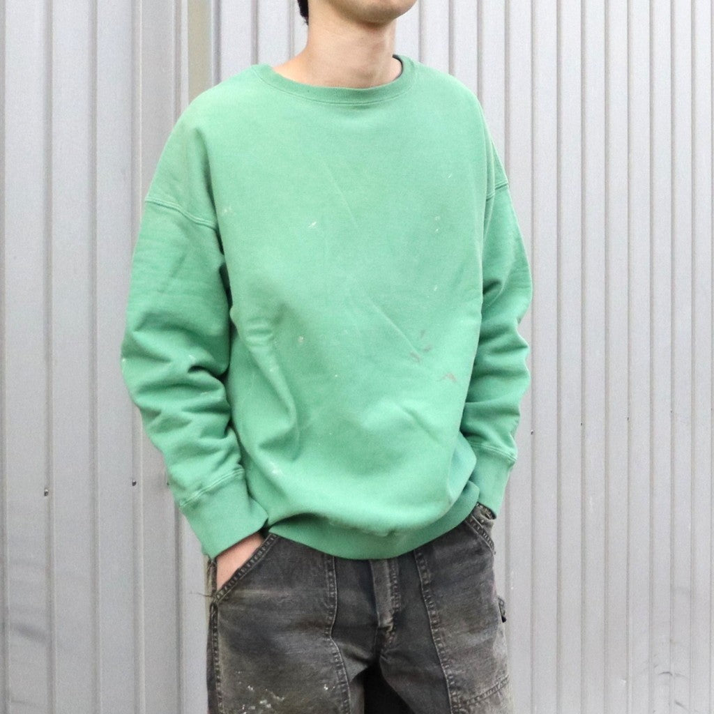 DISTRESSED SWEATSHIRT AGED #GREEN [BW261-DSS]
