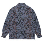 夏威夷長袖襯衫（3 型）#L-紫色 [25FW-WMS-HI03]