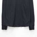 Combat Long Thermal With Damaged (CLASSIC WAFFLE KNIT) #BLACK [M-P2-TP6]