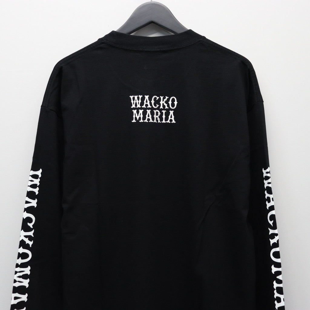 WASHED HEAVY WEIGHT CREW NECK LONG SLEEVE T-SHIRT ( TYPE-2