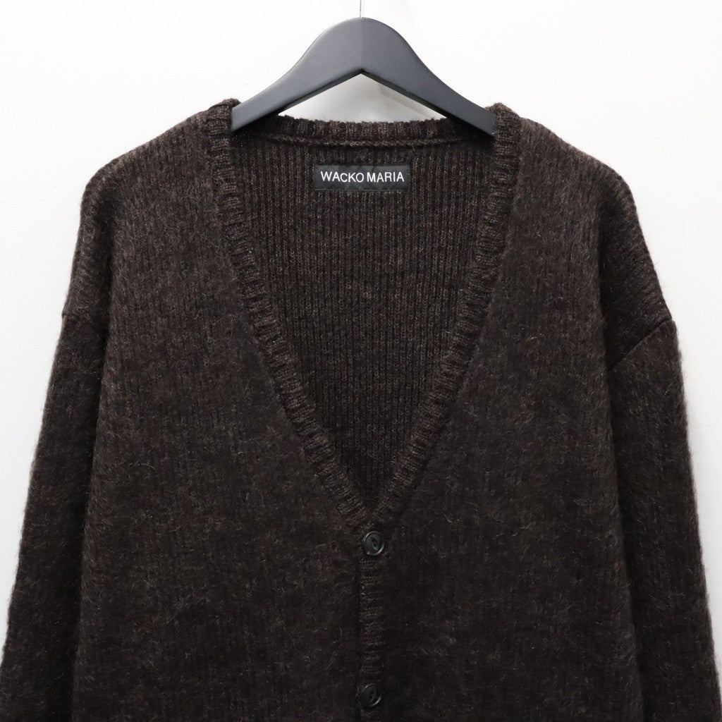MIX MOHAIR CARDIGAN #BROWN [26FW-WMK-KN04]