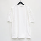 WASHED HEAVY WEIGHT CREW NECK T-SHIRT ( TYPE-12 ) #WHITE [25SS-WMT-WT12]