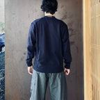DIAGONAL RAISED FLEECE CREWNECK LENS SWEATSHIRT #TOTAL ECLIPSE 888 [RCCMSS713A-005086W-26FWP]