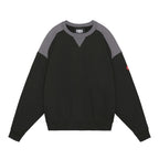PANEL SHOULDER CREW NECK #BLACK [CES26CS10]