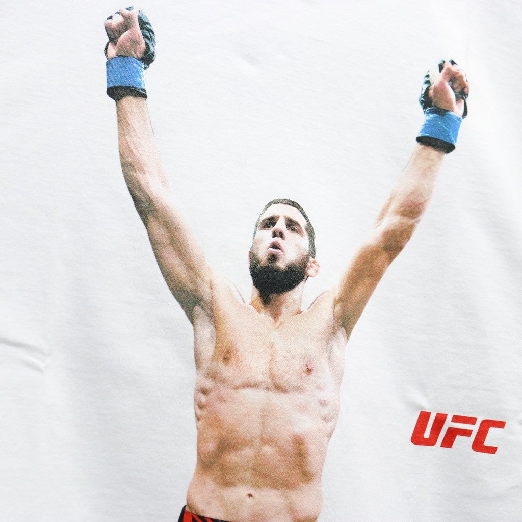 UFC | WASHED HEAVY WEIGHT CREW NECK T-SHIRT ( TYPE-1 ) #WHITE [UFC-WM-WT01]