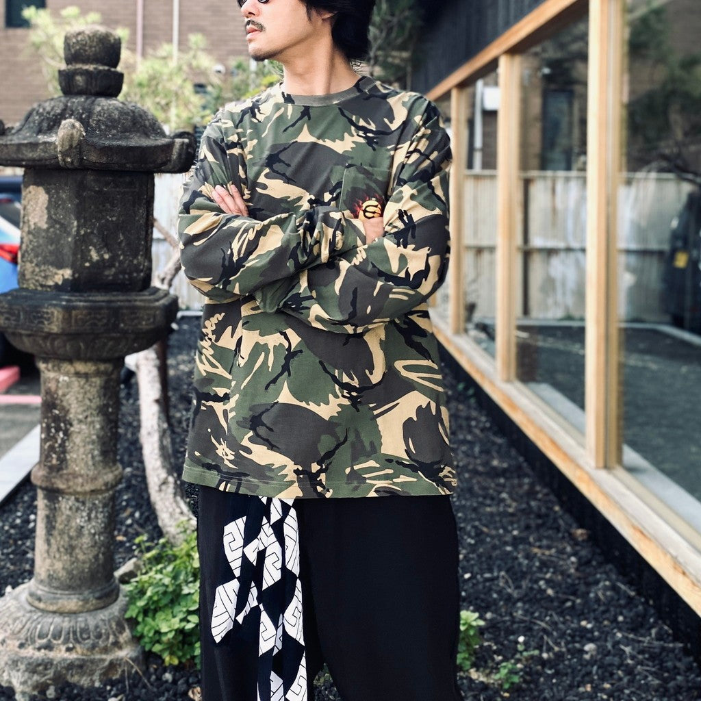 HYAKKI YAENZU LS TEE #Camo [26FW_T02]