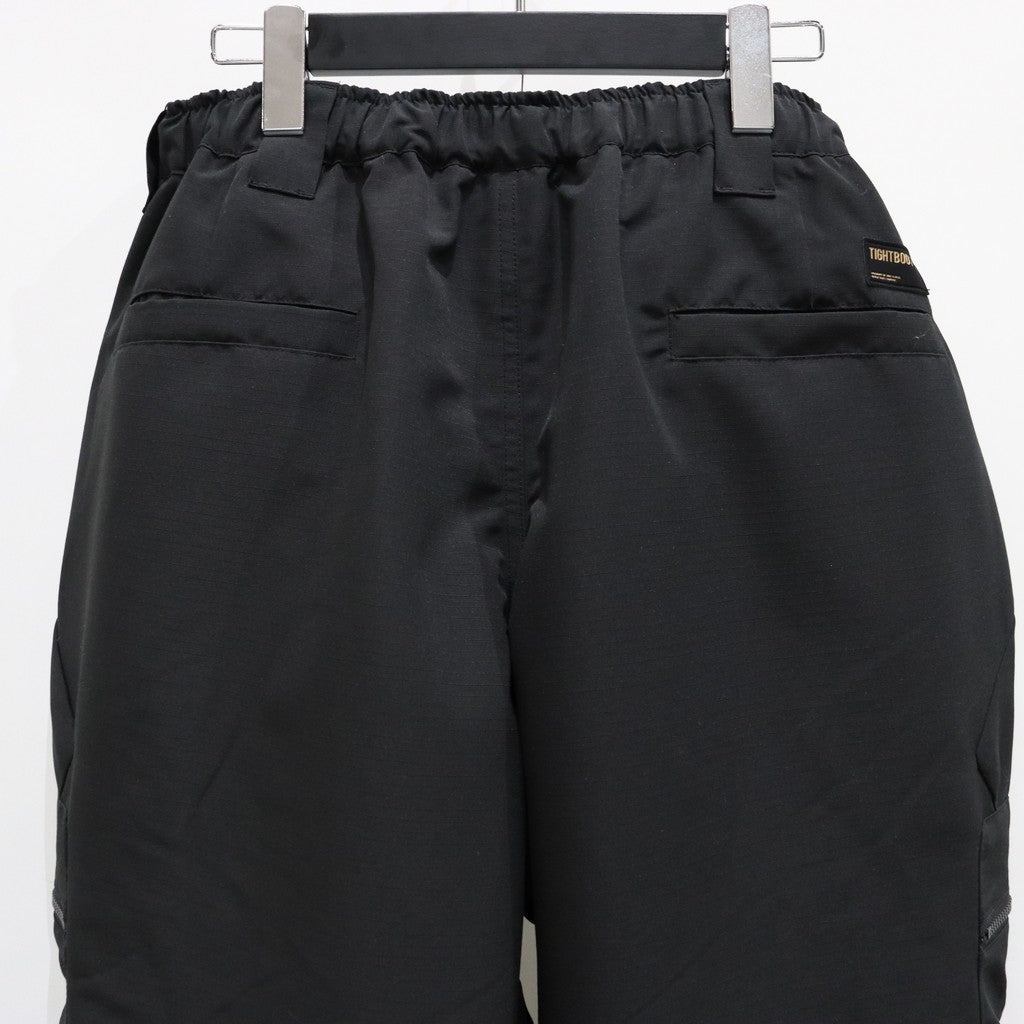 RIPSTOP CARGO BALLOON PANTS #Black [SS25-B01]