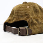 Leather Strap Corduroy Cap #Brown [SD26F-CP05]