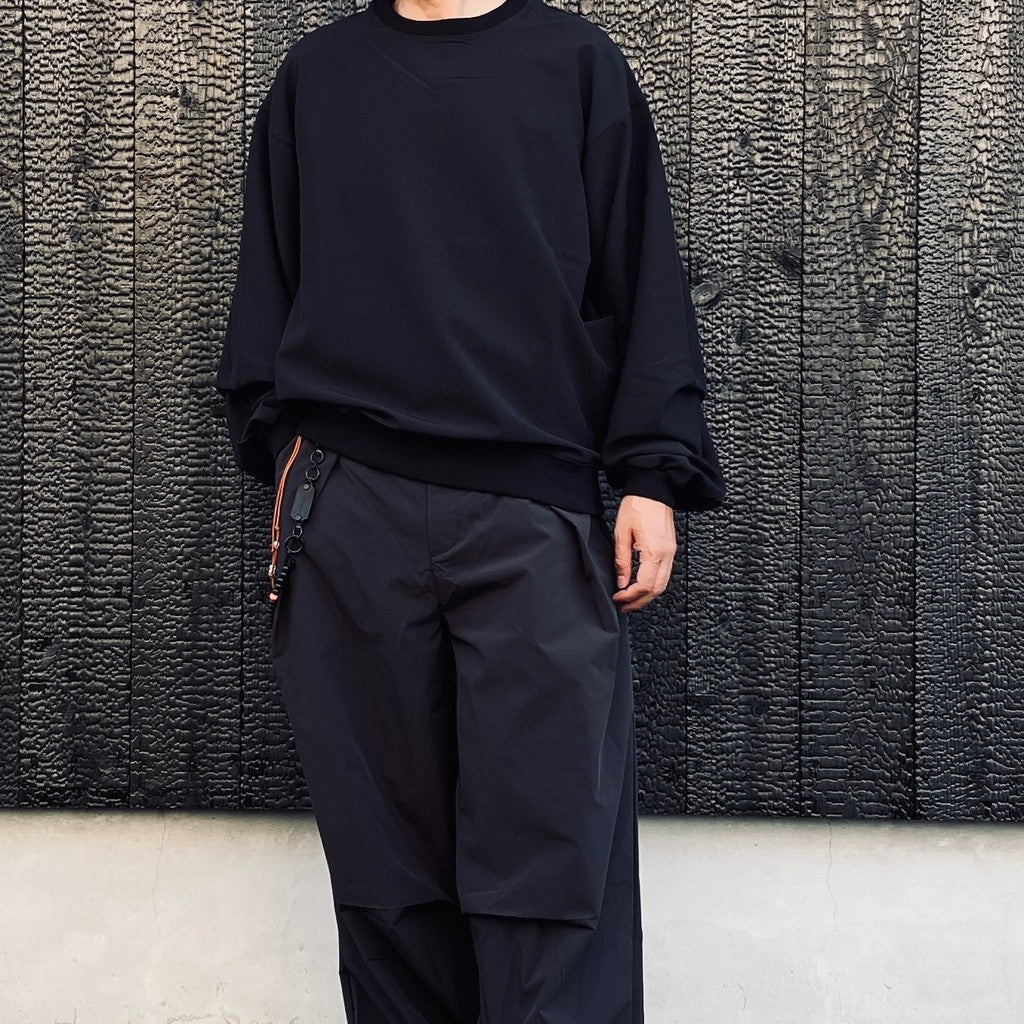 WX-P1 Zip-Extentsion Wide Trousers #D-Gray [GOOPI-26SS-MAY-01]