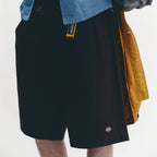 Dickies | Tuck Wide Shorts #Black [SD26S-PT07]