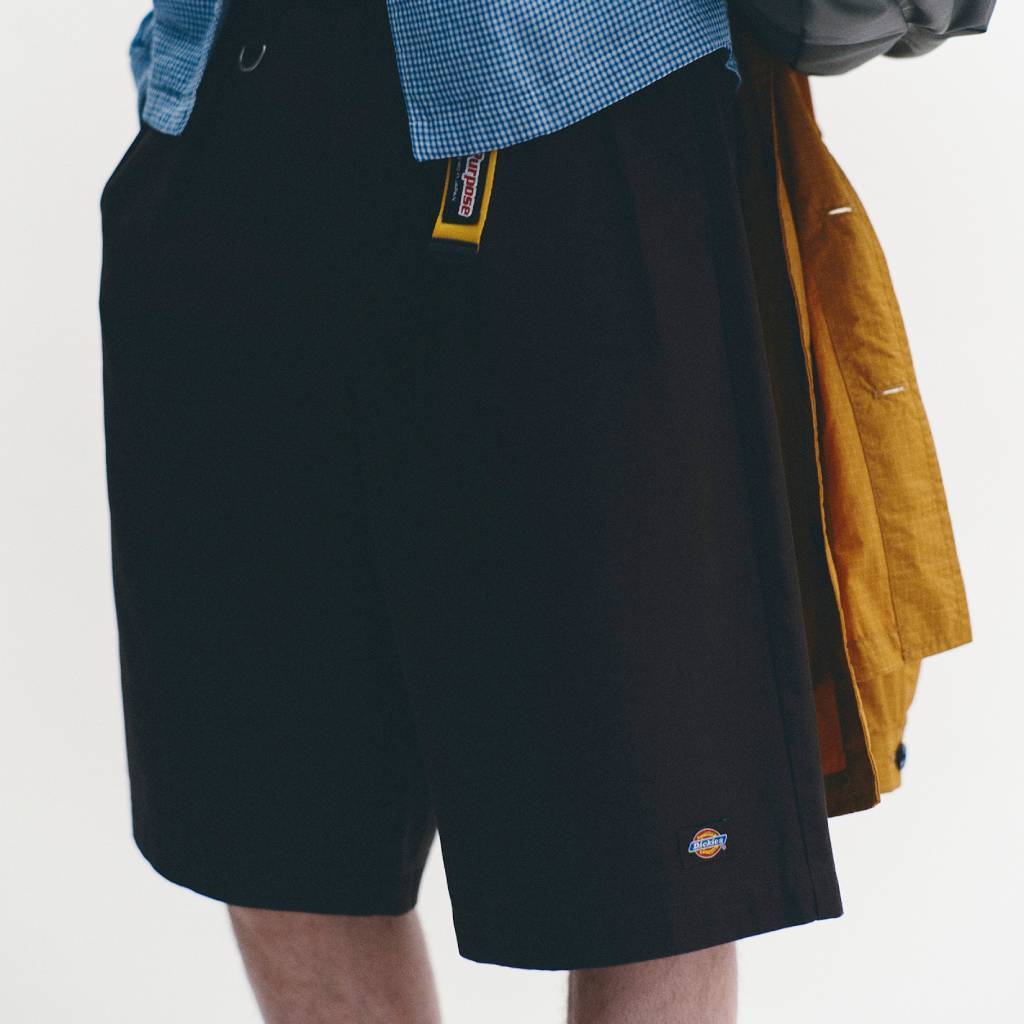 Dickies | Tuck Wide Shorts #Black [SD26S-PT07]