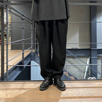 BALLOON CROPPED TROUSERS #Black [FST03242M0003]