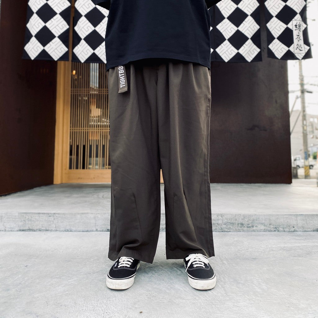 TRO BAGGY SLACKS #Charcoal [SU26-B09]