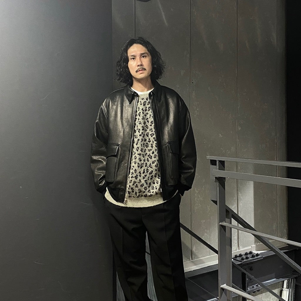 A-2 FLIGHT JACKET #BLACK [24FW-WMO-BL07]