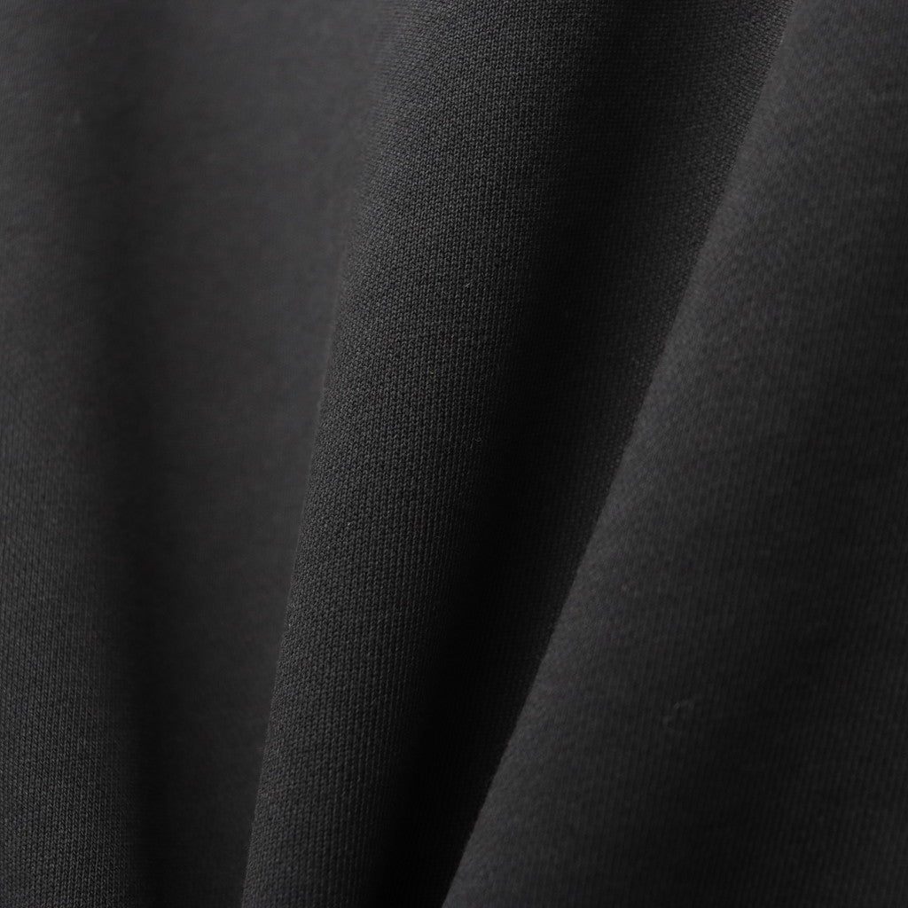 COTTON DIAGONAL FLEECE CREWNECK LENS SWEATSHIRT #BLACK 999 [20CMSS036A-110044G]