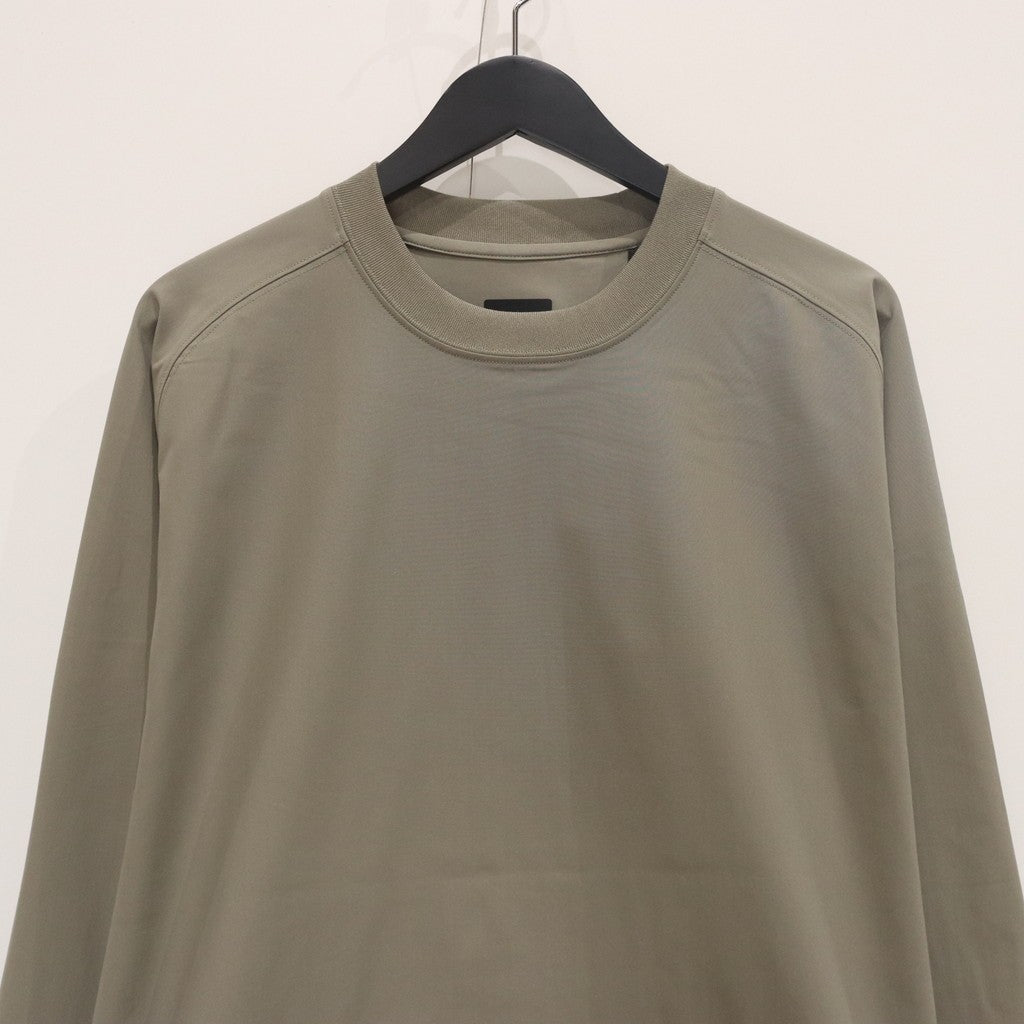 TECH LIGHTWEIGHT L/S TEE #WOLF GRAY [BE-30025]