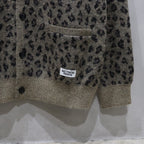 LEOPARD MOHAIR CARDIGAN #BEIGE [24FW-WMK-KN12]