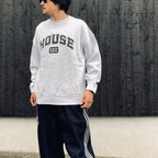 IS-NESS | SWEATSHIRT_HOUSE #ASH GRAY [CCC-263C007]