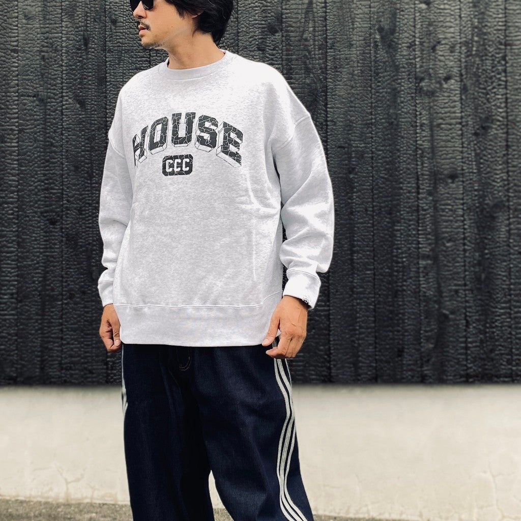 IS-NESS | SWEATSHIRT_HOUSE #ASH GRAY [CCC-263C007]
