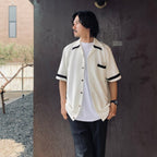 KNIT SHIRT ( TYPE-2 ) #WHITE [26SS-WMK-KN02]