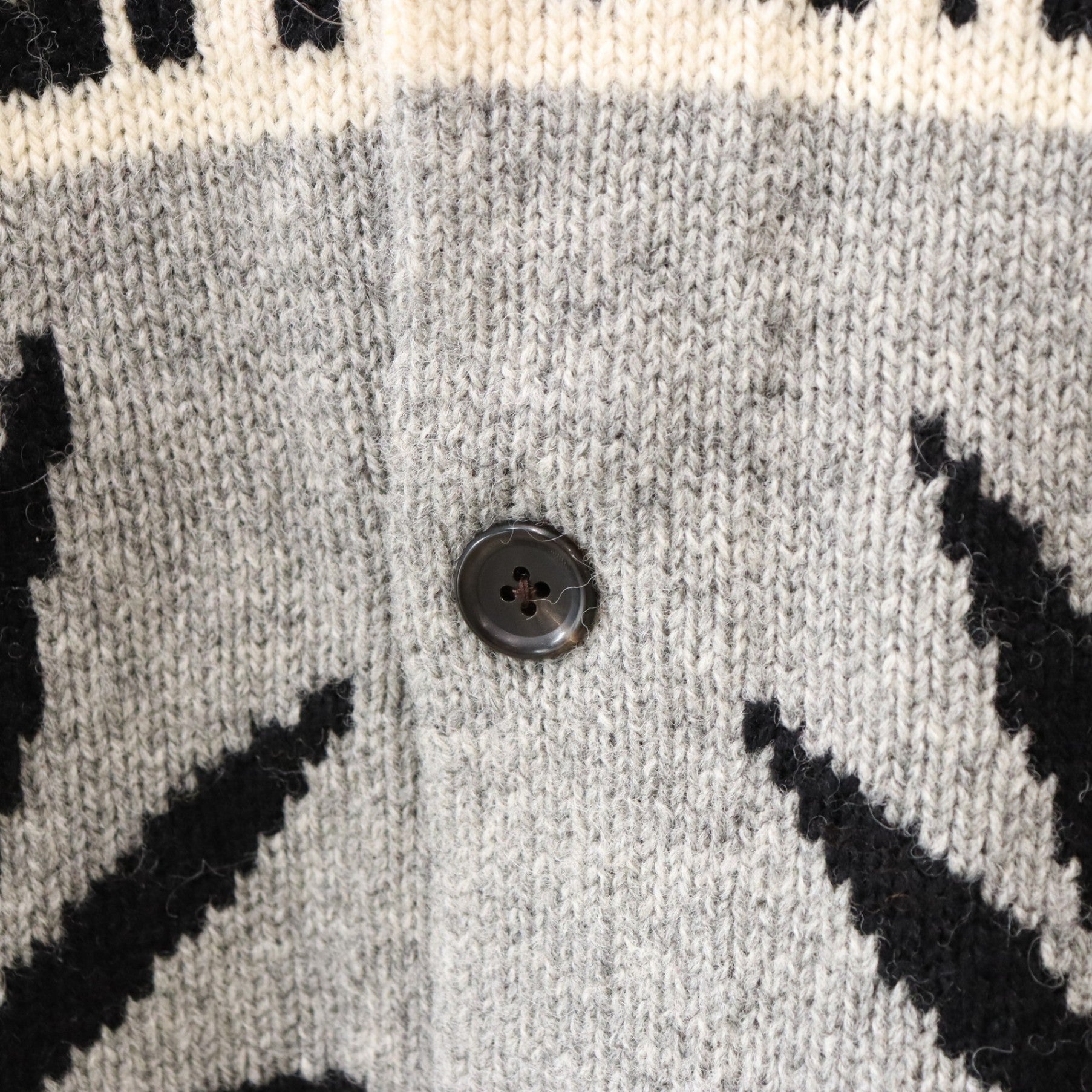 HIGHTIMES | COWICHAN SWEATER #GRAY [HIGHTIMES-WM-KN04]