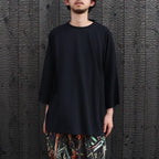 CHIDRY 3/4 SLEEVE T-SHIRT #Black [SU26-T01]
