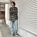 BORO BAGGIE DENIM PANTS #INDIGO [24SS-FS-04 / FS1403]