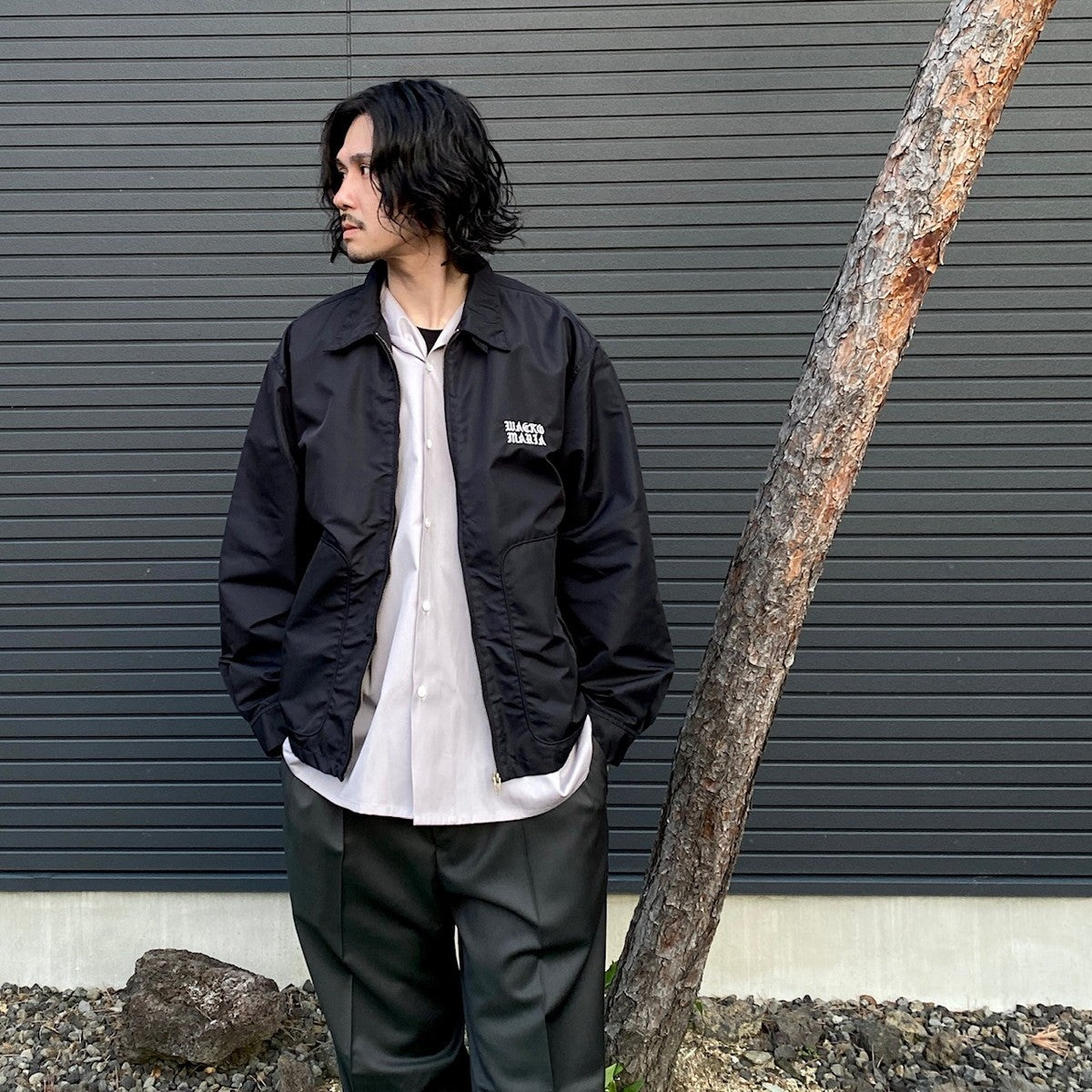 開領襯衫短袖-型號 3-#灰色 [24SS-WMS-OC03]