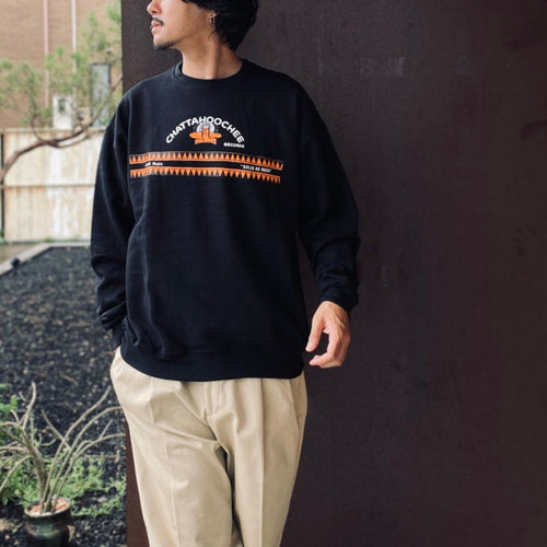 CREW NECK SWEAT SHIRT ( TYPE-2 ) #BLACK [26FW-WMC-SS12]
