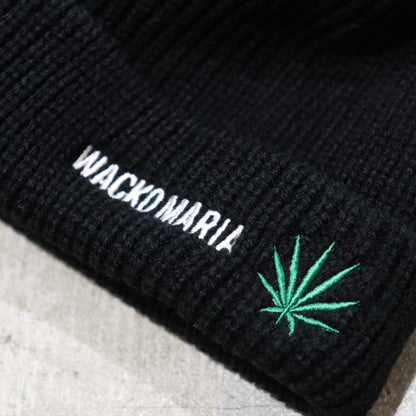 HIGHTIMES | KNIT WATCH CAP #BLACK [HIGHTIMES-WM-CP04]