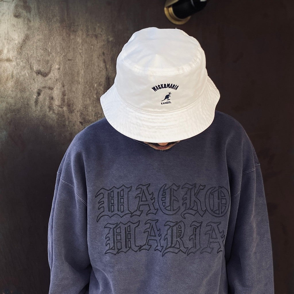 KANGOL | WASHED BUCKET #WHITE [26SS-WMA-HA01] - cocorozashi 三重県