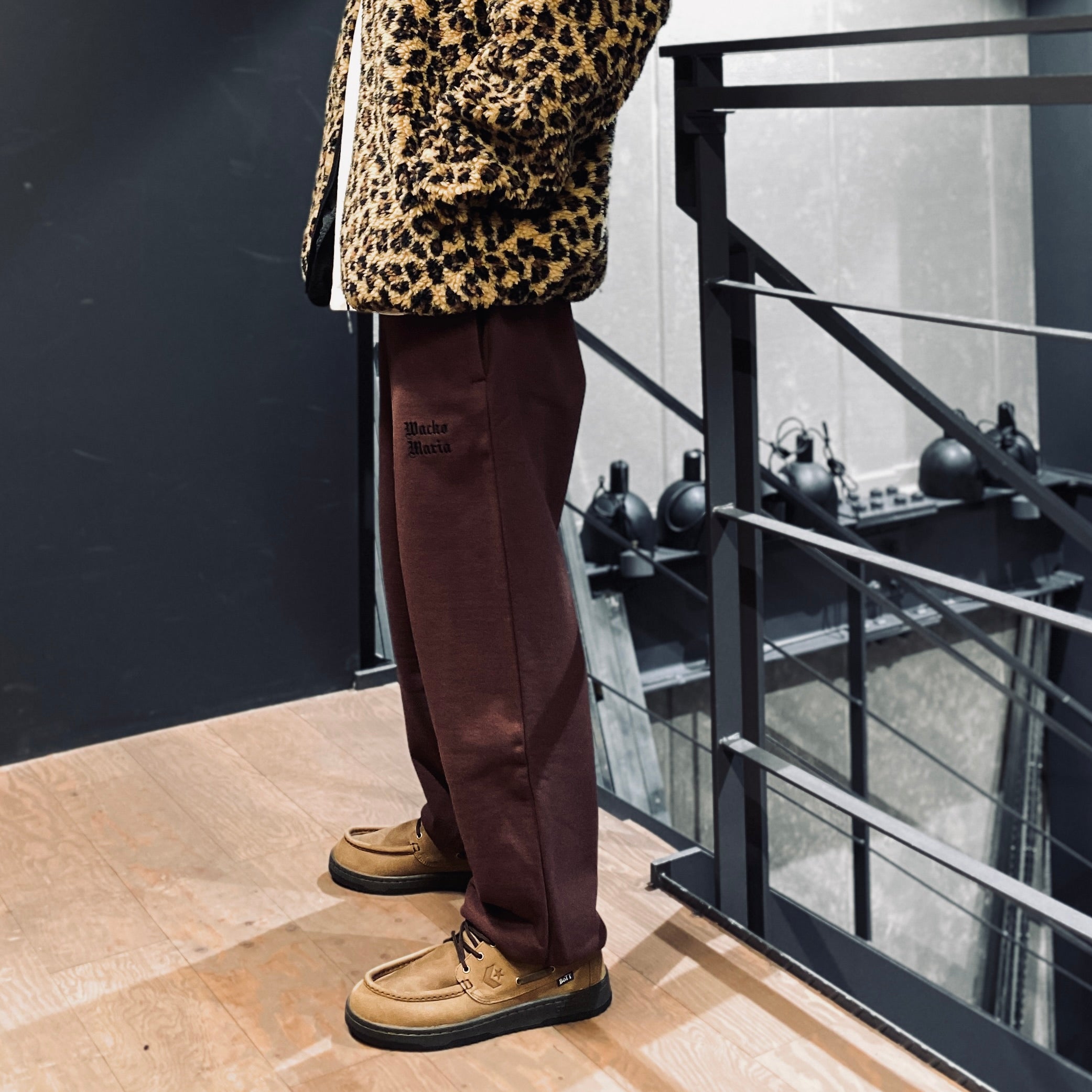 if_HEAVY WEIGHT SWEAT PANTS #BURGUNDY [23SS-WMC-SP01]