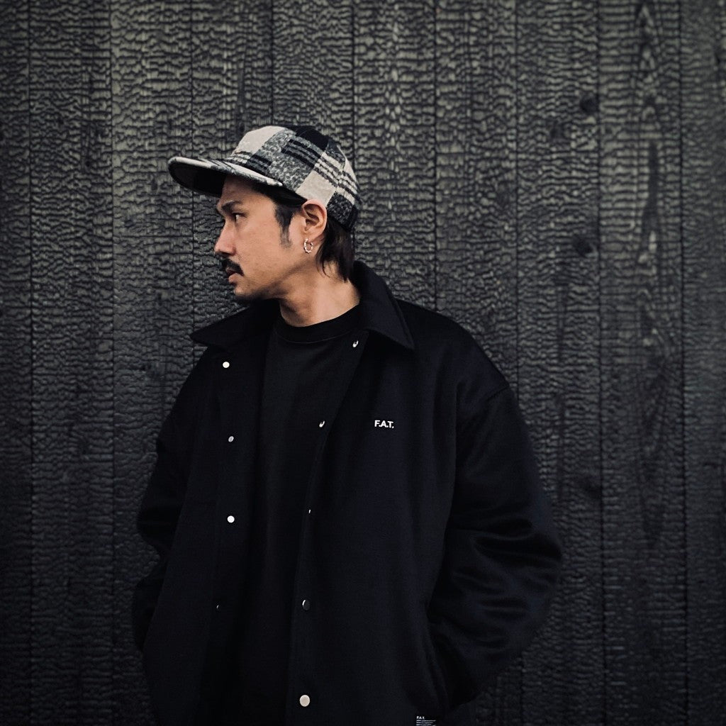 經典Logo格子棒球帽 #卡其色 [SD25F-CP04]