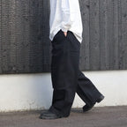 BAGGY PIPE PANTS #Black [SS26-B09]