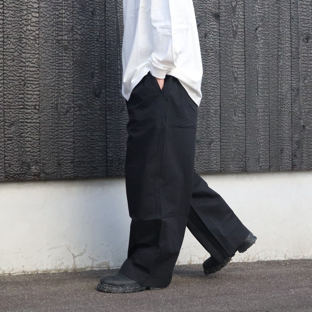 BAGGY PIPE PANTS #Black [SS26-B09]