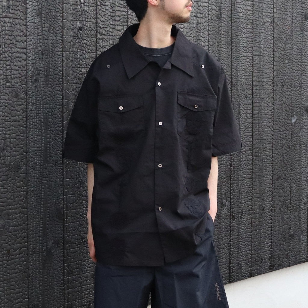 Guayabera s/s shirt #black [BV-SH2600610]