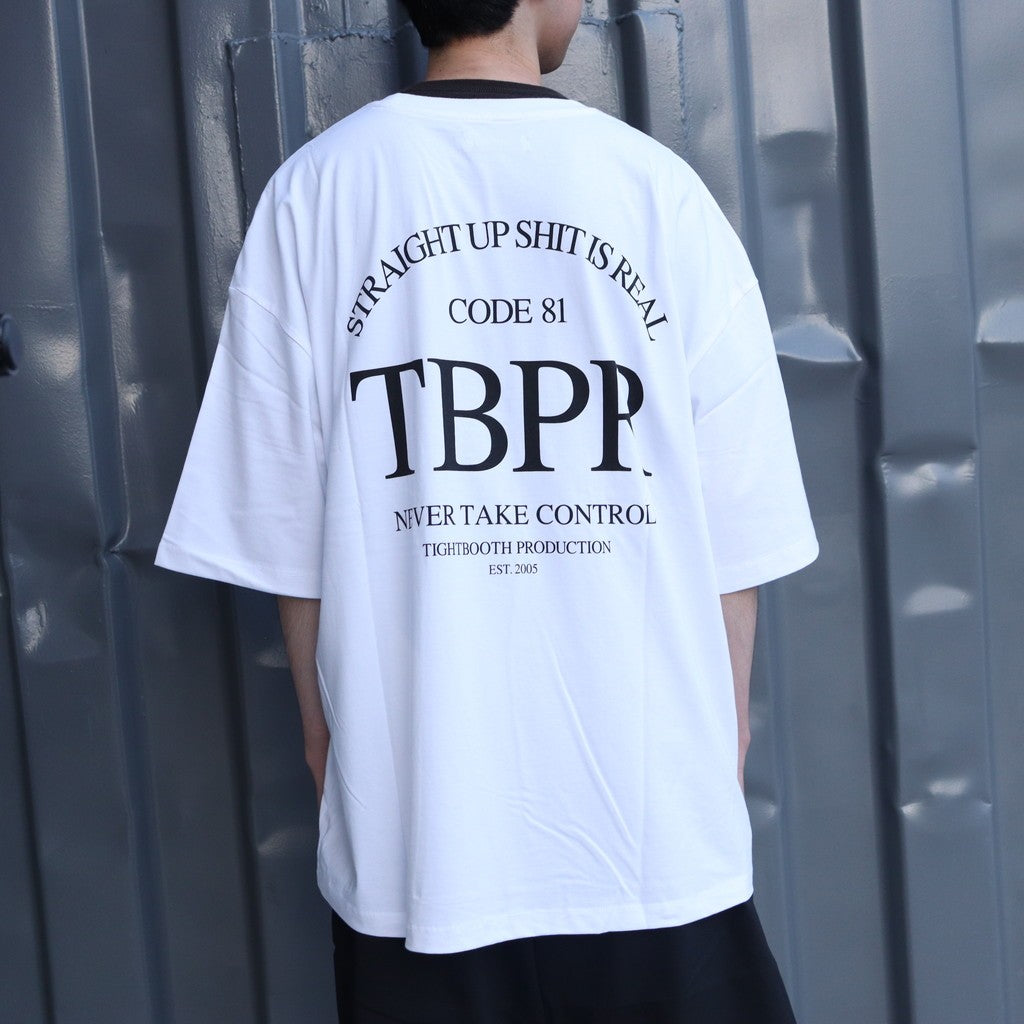 STRAIGHT UP S/S T-SHIRT - Quick Drying - #White [SU25-T05