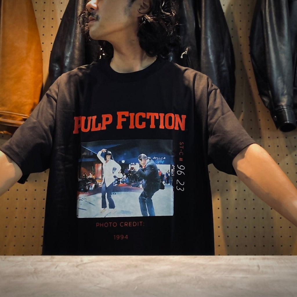 PULP FICTION | CREW NECK T-SHIRT (TYPE-4) #BLACK [PF-WM-TEE06]