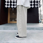 TRO BAGGY SLACKS #Greige [SU26-B09]