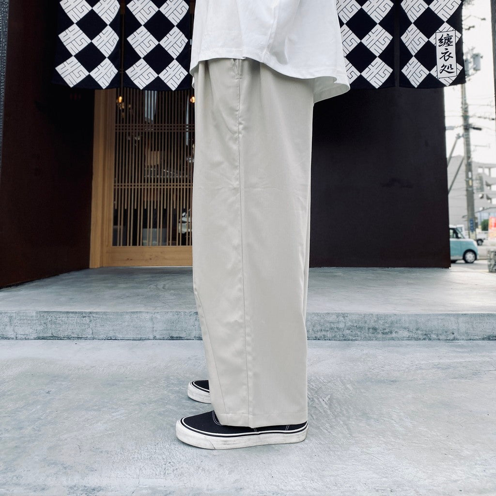 TRO BAGGY SLACKS #Greige [SU26-B09]
