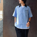 THE PHOENICIAN SCHEME | S/S HAWAIIAN SHIRT ( TYPE-6 ) #L-PURPLE [TPS-WM-HI06]