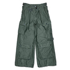 Slash Seam Twist Cargo Pants (PIGMENT DYED MOLESKIN) #OLIVE [M-P2-PT13]