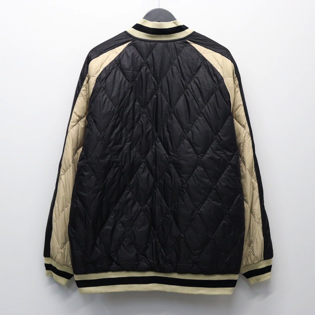 REVERSIBLE 「SKAJAN」 DOWN JACKET #BK×SILVER BGE [TAION-JK04JS]