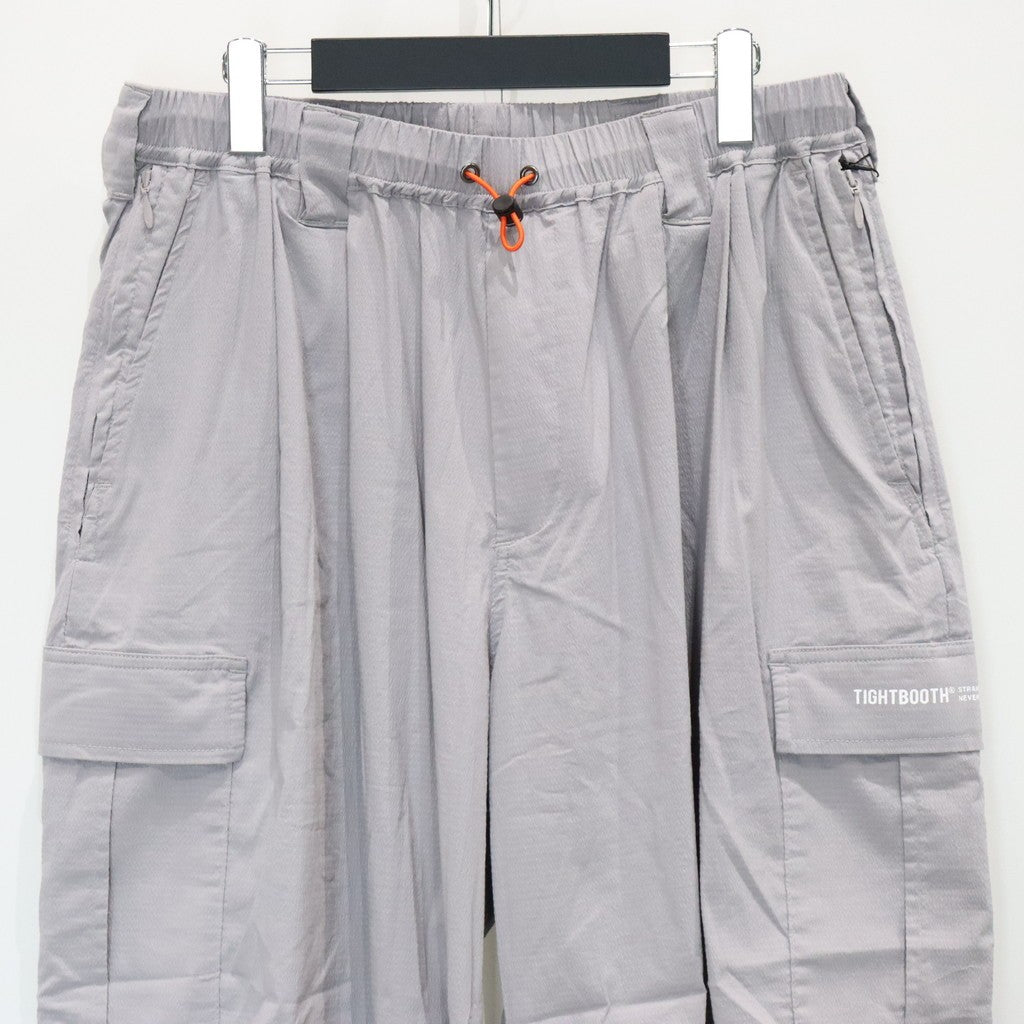 SEERSUCKER CARGO BALLOON PANTS #Grey [SU25-B06]