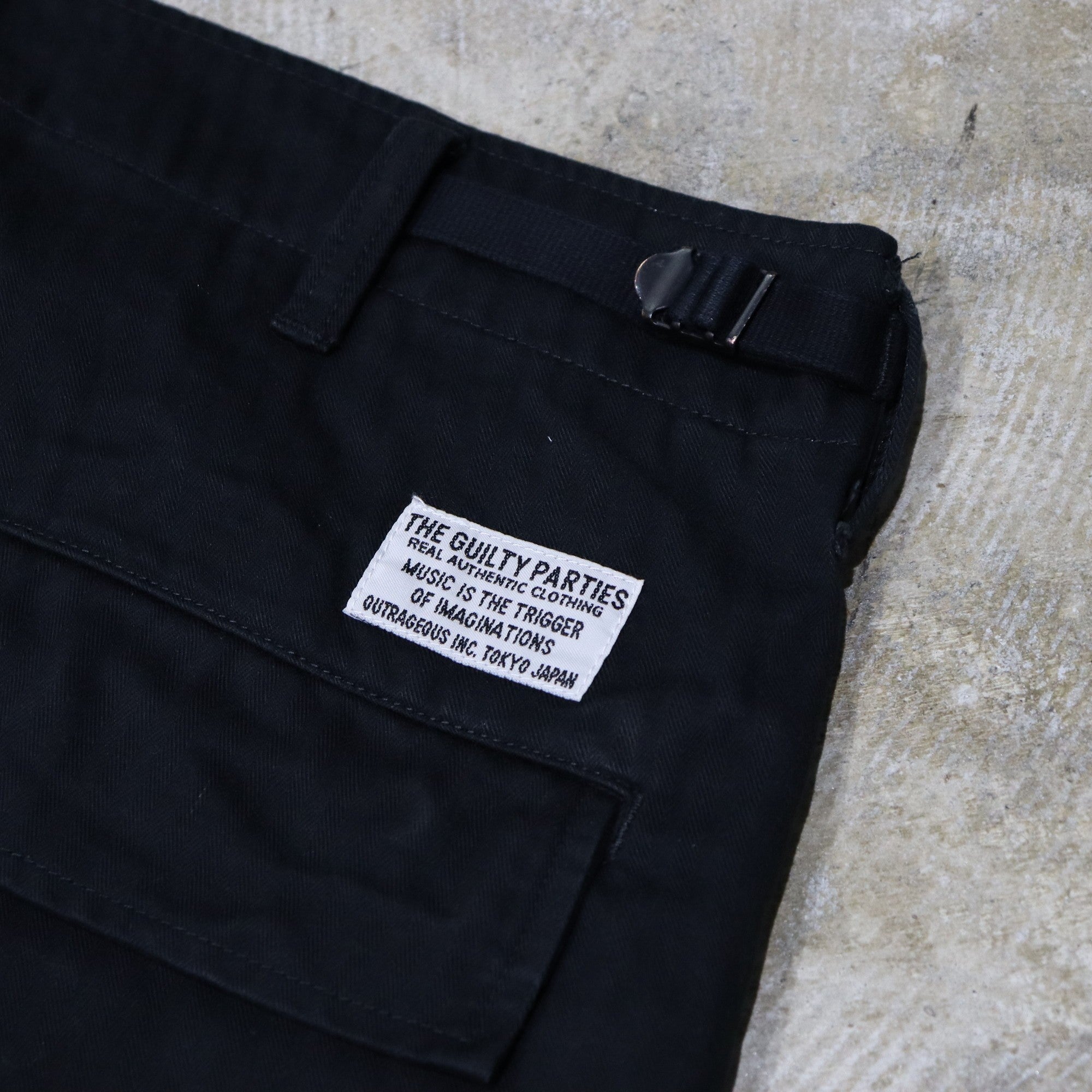 6 POCKET TROUSERS #BLACK [24FW-WMP-PT03]