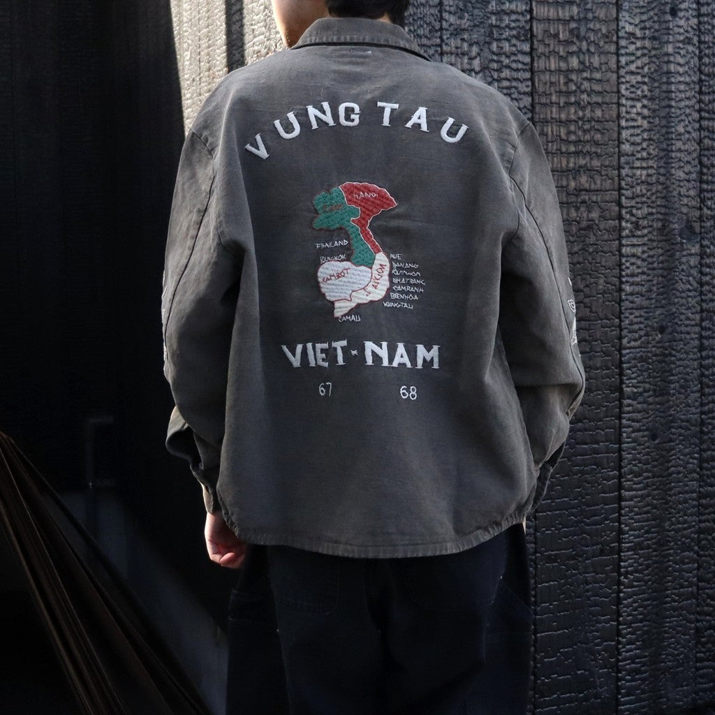 VIETNAM JACKET AGED #BLACK [BW261-VJ] - cocorozashi 三重県四日市市