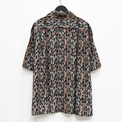 LEOPARD HAWAIIAN SHIRT S/S #GRAY [25SSE-WMS-HI03]