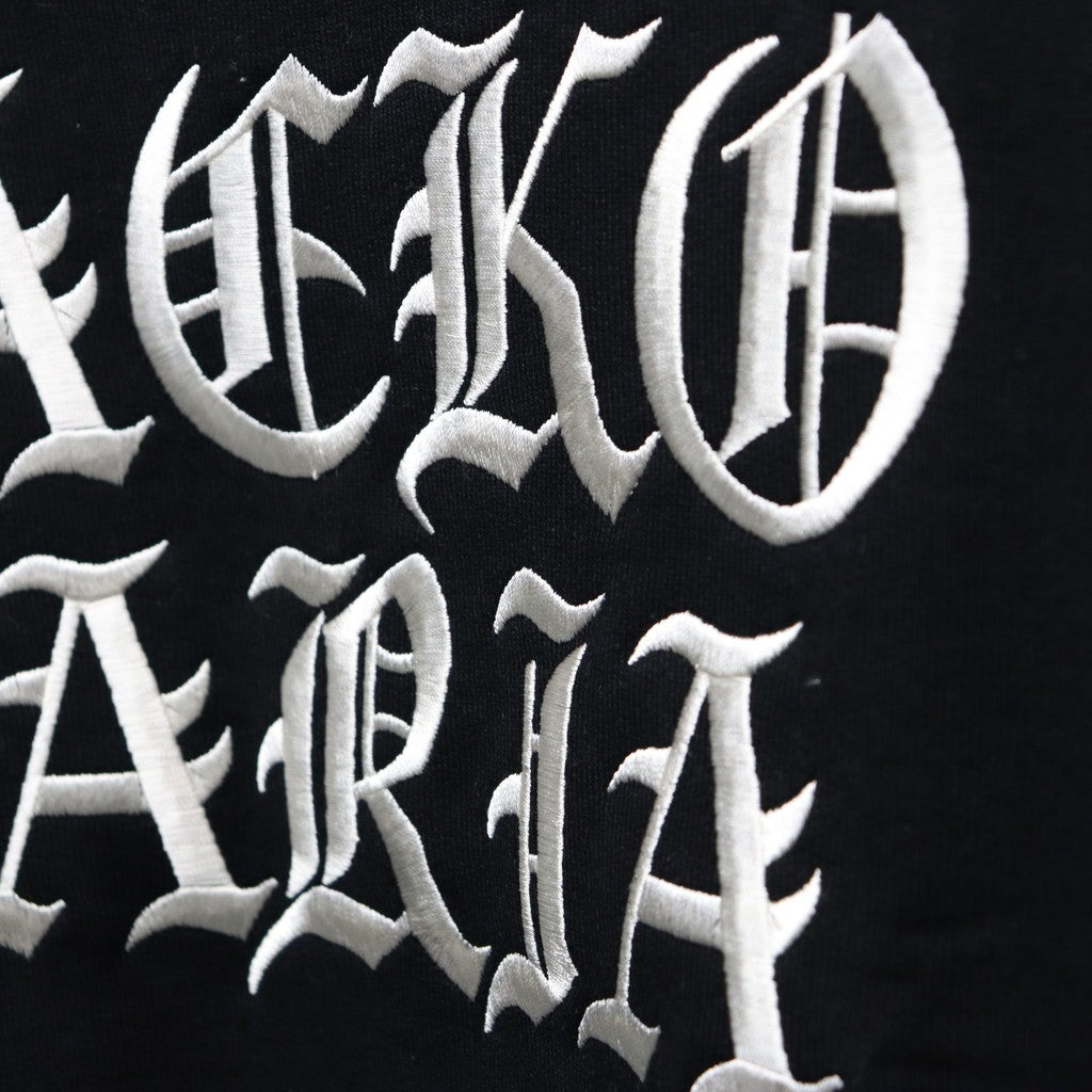 HEAVY WEIGHT CREW NECK SWEAT SHIRT #BLACK [25FW-WMC-SS05]